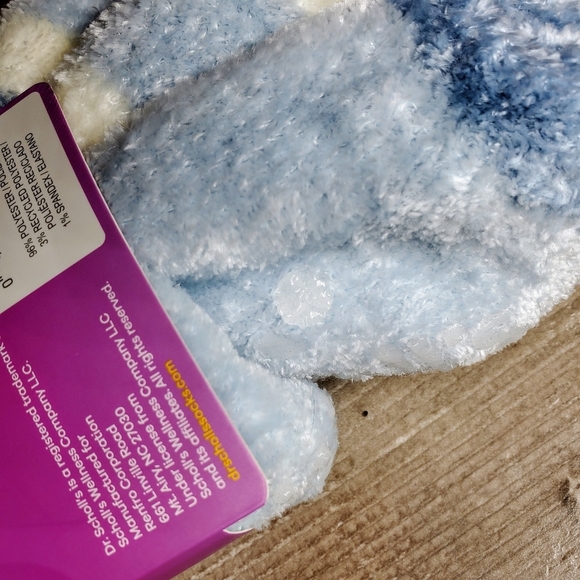 NWT Dr. Scholl's Women's Soothing Spa Socks Blue Low Cut 4-10 Shoe Size 3 Pairs - Picture 9 of 12